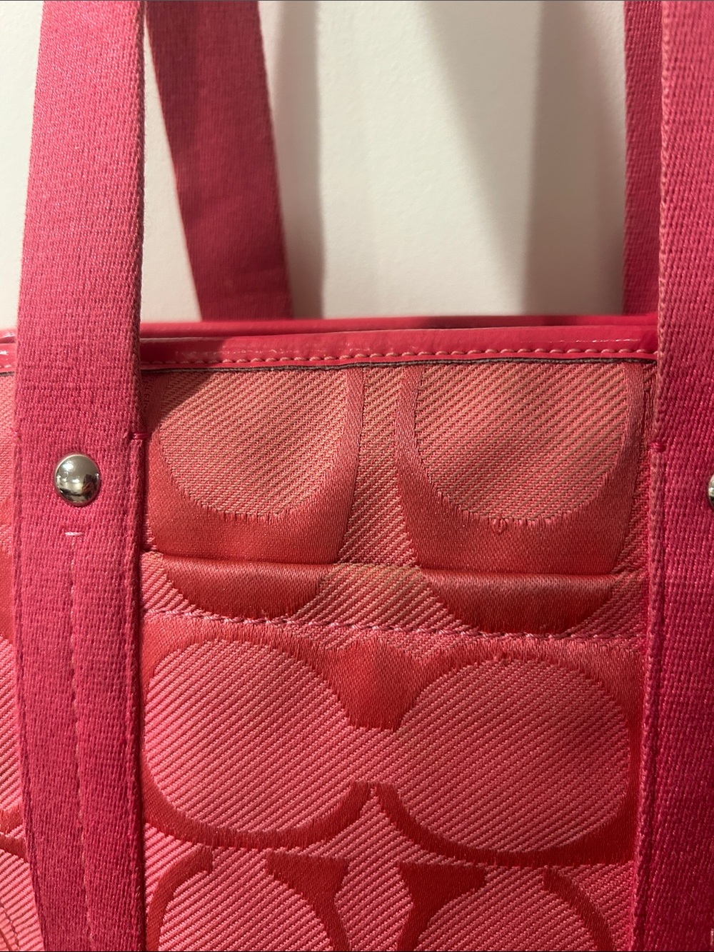 Coach pink Kyra Daisy signature tote - Picture 3 of 8